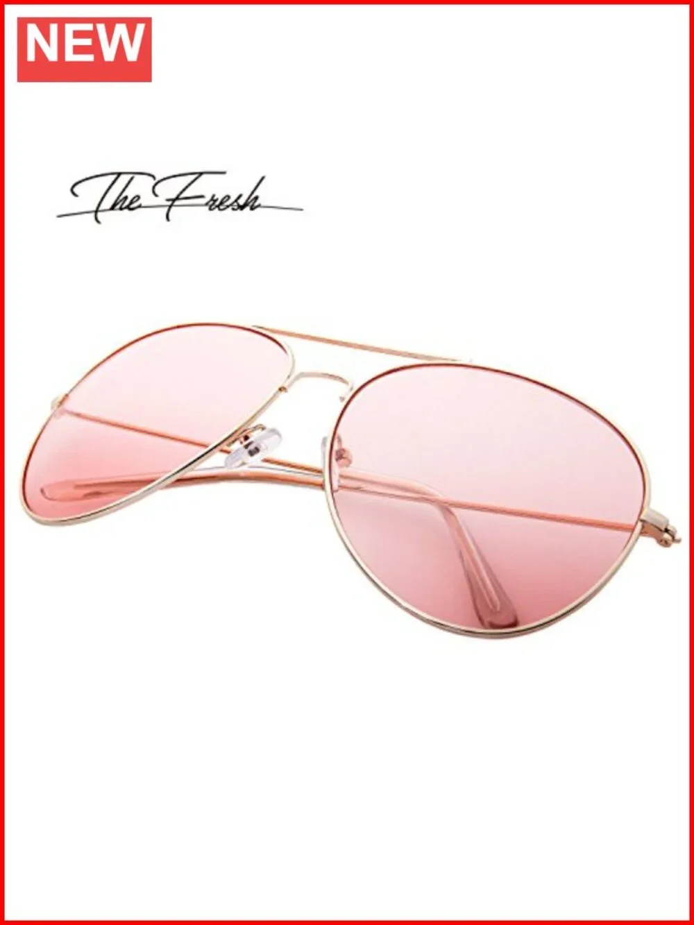 XL Oversized Aviator Metal Frame Sunglasses with UV400 Protection